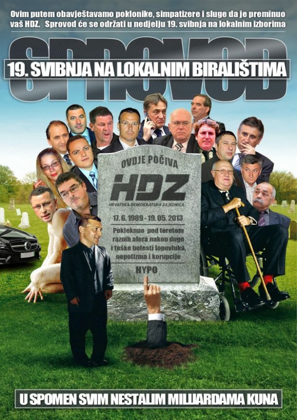 “Poziv na sprovod zadarskog HDZ-a” kruži društvenim mrežama