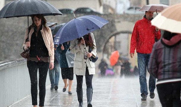 Stiže na ciklona Oliva i donosi kišu