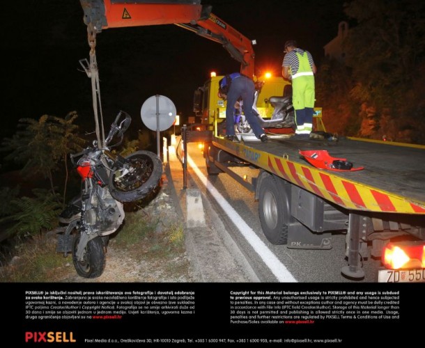 U izlijetanju s ceste poginuo motociklist Karlo Barešić