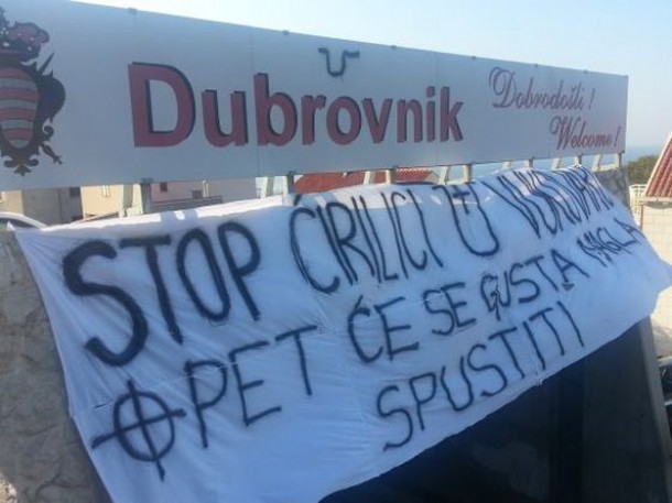 “Podrška” Vukovaru: Ustaški simboli na ulazu u Dubrovnik, išarane zidine i stara gradska jezgra