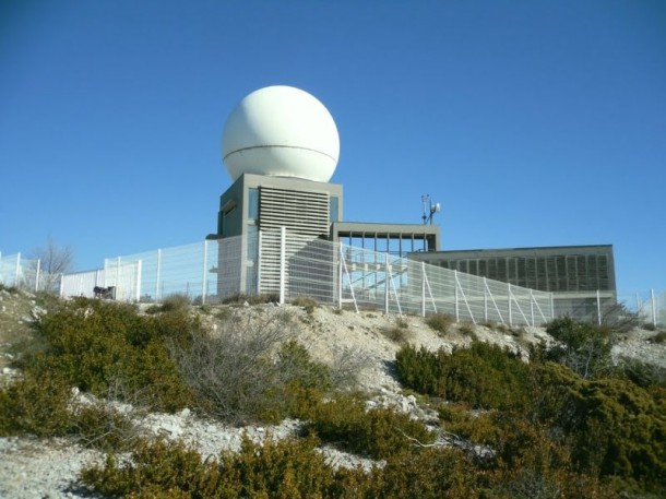 Meteorološki radar na brdu Križ kod Bibinja