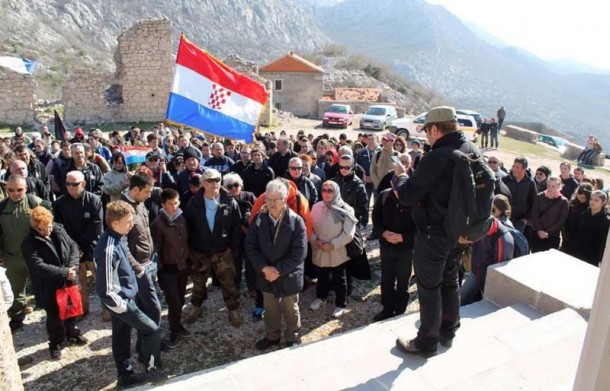 Križni put u čast Damira Tomljanovića Gavrana