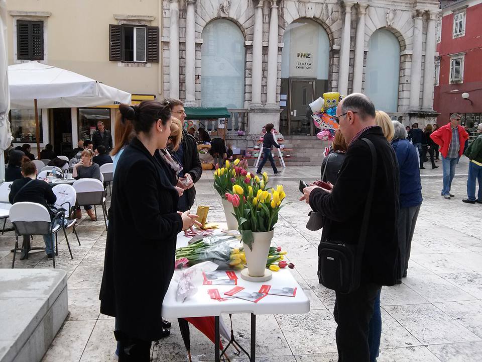 Zadarski SDP sudjelovao u humanitarnoj akciji “Omiljeni cvijet Ane Rukavine”