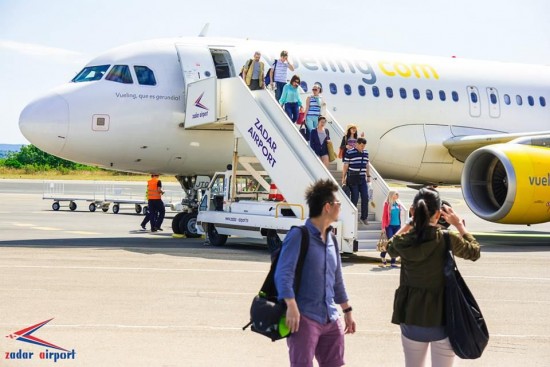 U Zadar sletio prvi zrakoplov iz Rima