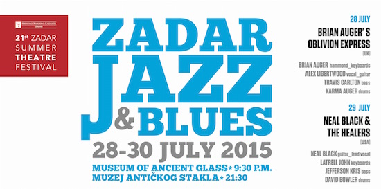 ZADAR JAZZ & BLUES  Ne propustite priliku uživati u vrhunskim koncertima