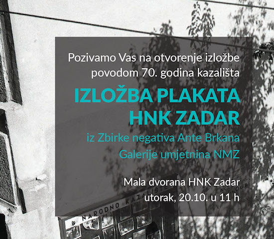 Izložba plakata HNK Zadar