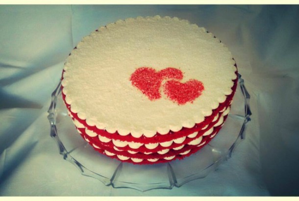 Red Velvet Cake za Valentinovo