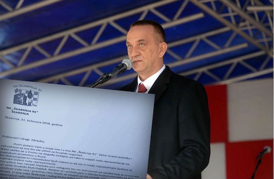 Načelnik Škabrnje Nediljko Bubnjar poslao suludo pismo Zdravku Mamiću
