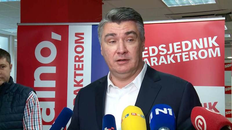 Zoran Milanović je novi predsjednik Hrvatske
