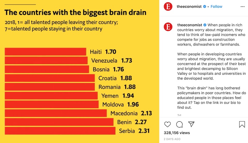 THE ECONOMIST: Pametni ljudi više bježe iz Hrvatske nego iz Jemena i Srbije