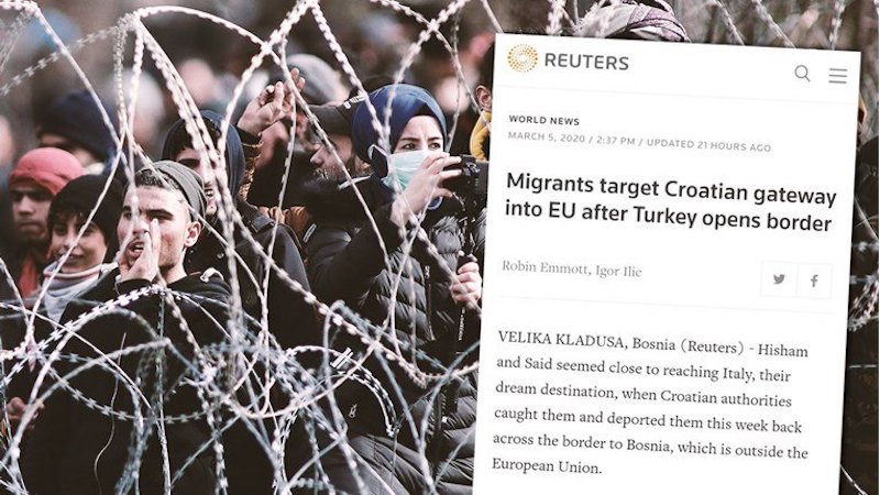REUTERS: Migranti žele kroz Hrvatsku nakon što je Turska otvorila granice