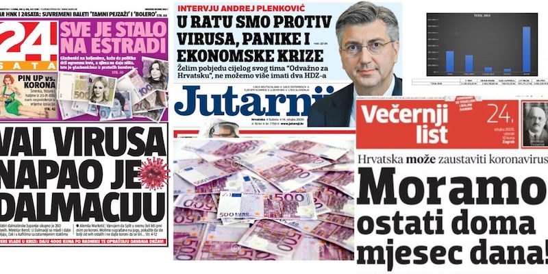 ‘NEOVISNI’ MEDIJI U RH Sedam dnevnih novina dobilo oko 923.000€ iz državnog proračuna