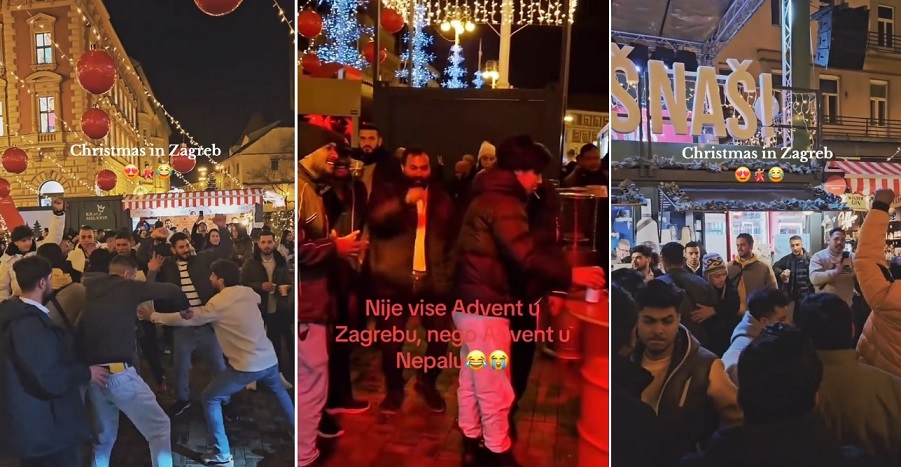 ADVENT U NEPALU Ovako sad izgleda božićna zabava u Zagrebu: Mladi Nepalci plešu, Hrvata nigdje